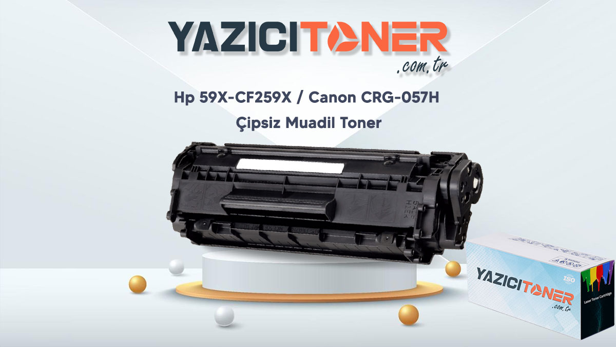 Hp 59X-CF259X / Canon CRG-057H Çipsiz Muadil Toner