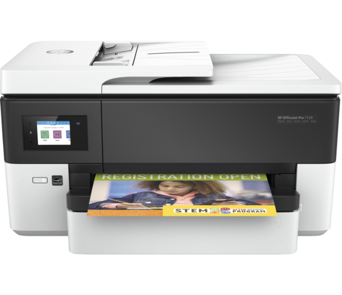 HP Officejet Pro 7720 Y0S18A Wi-Fi + Tarayıcı + Fotokopi + Faks Renkli Çok Fonksiyonlu Mürekkep Püskürtmeli Yazıcı